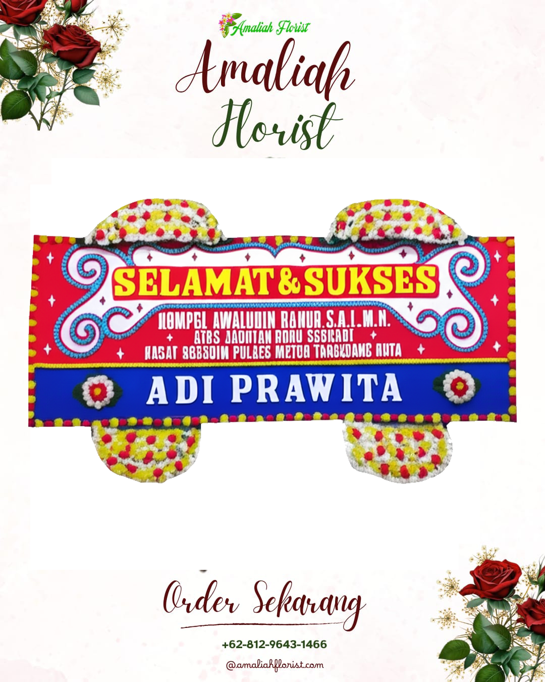 Papan Bunga Ucapan Selamat Ngawi