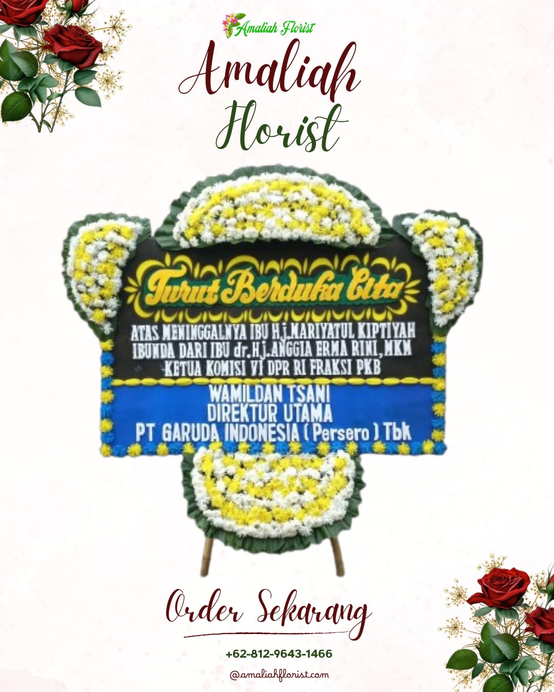 Papan Bunga Duka Ngawi